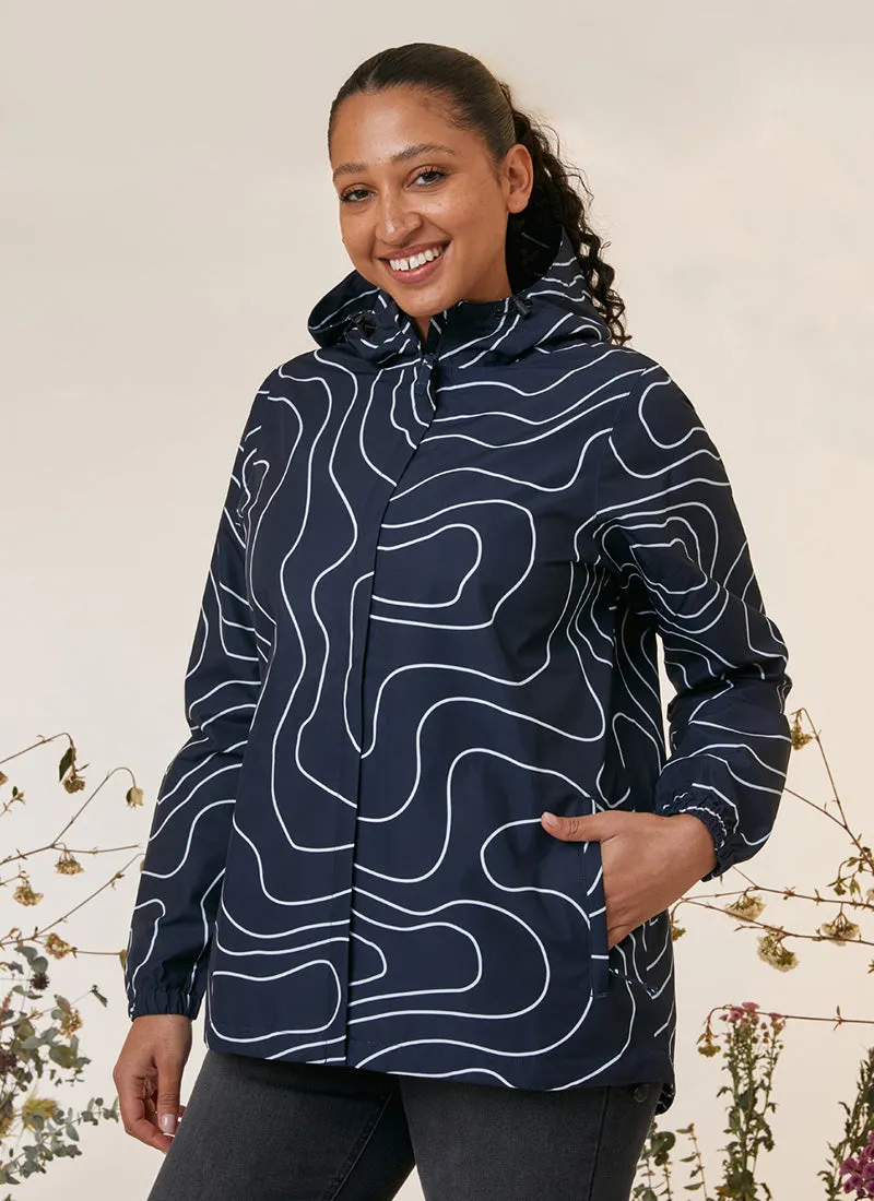 Elements Waterproof Jacket - Topography (Last Sizes)