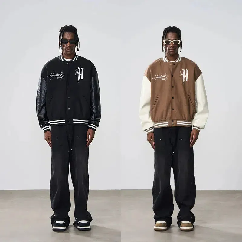 Embroidered Baseball Jacket