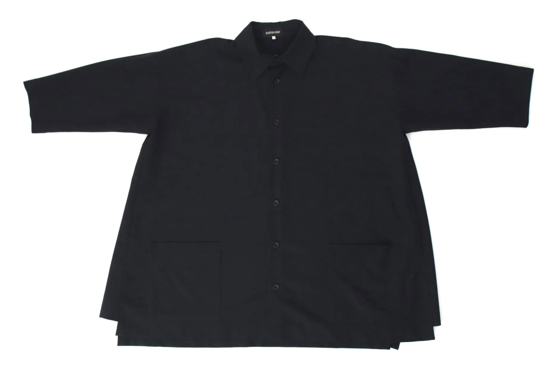 Eskandar Wool Crepe Jersey Jacket