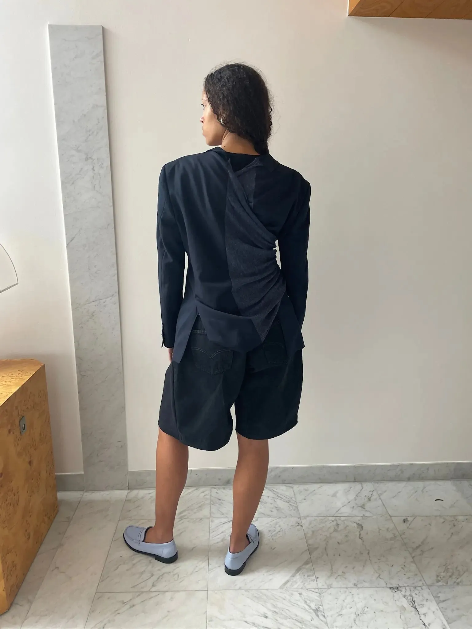 Extended Sakko Blazer, Navy