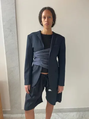 Extended Sakko Blazer, Navy