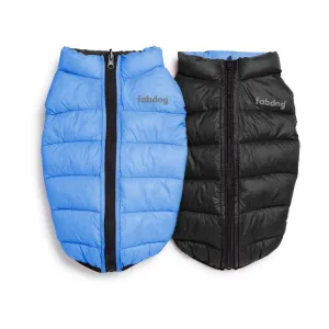 fabdog - Pack N' Go Reversible Puffer Light Blue/Black