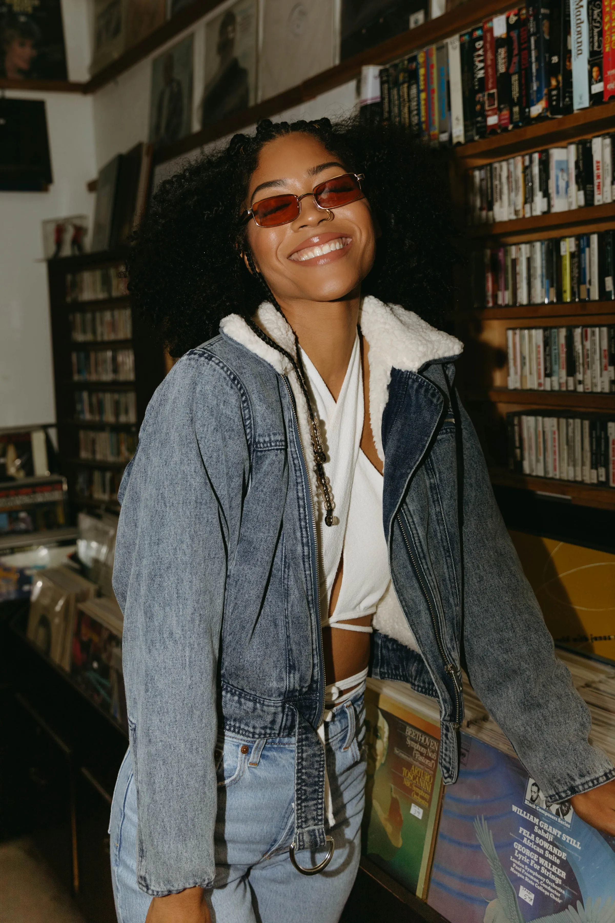 Fade Away Collared Denim Jacket
