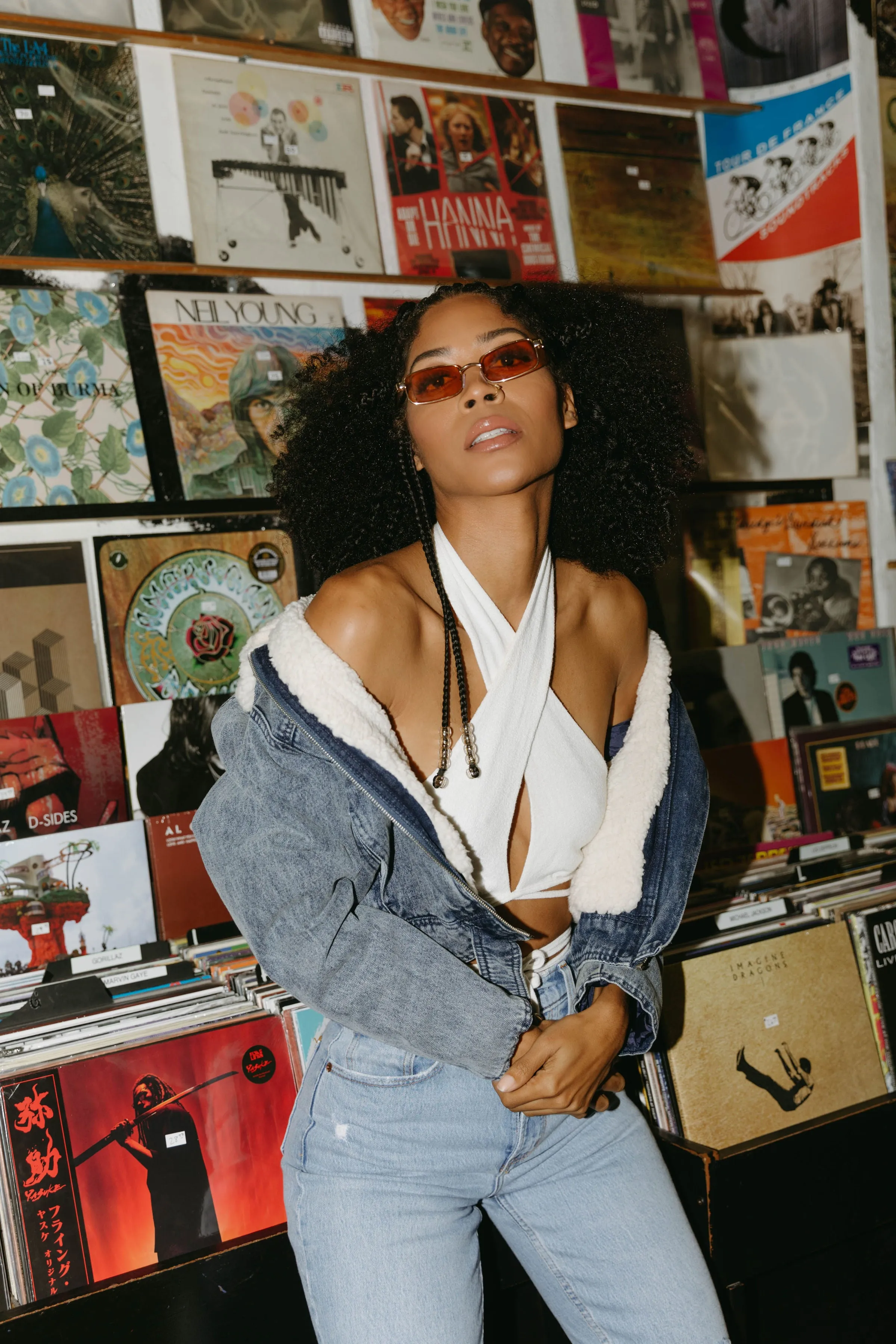 Fade Away Collared Denim Jacket