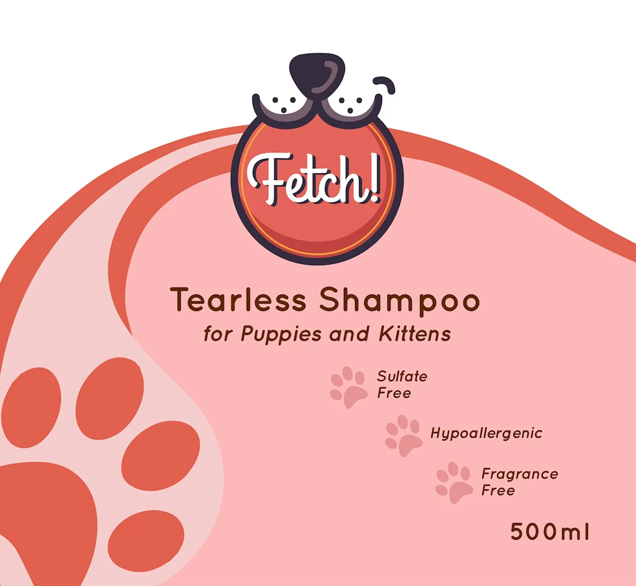 Fetch! Tearless Shampoo for Puppies and Kittens with Persimmon Extract
