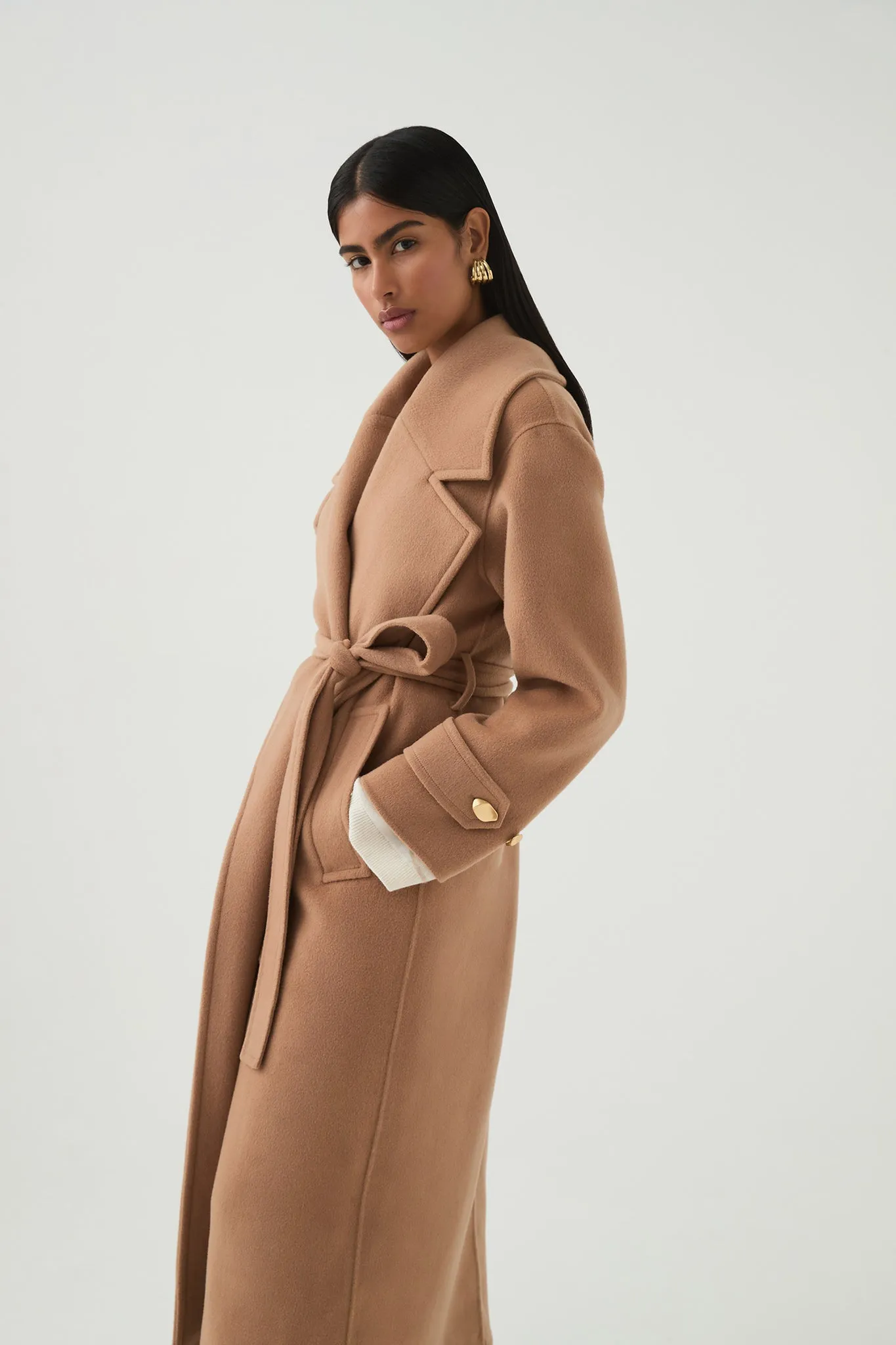 Flicker Wool Coat