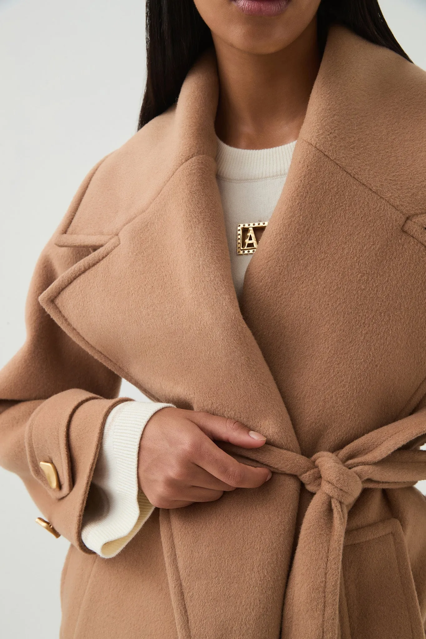 Flicker Wool Coat