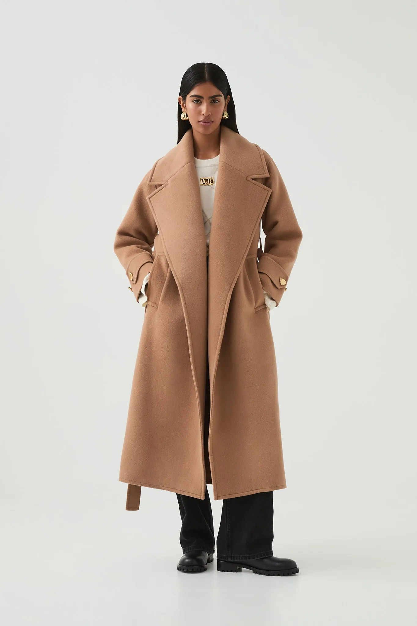 Flicker Wool Coat