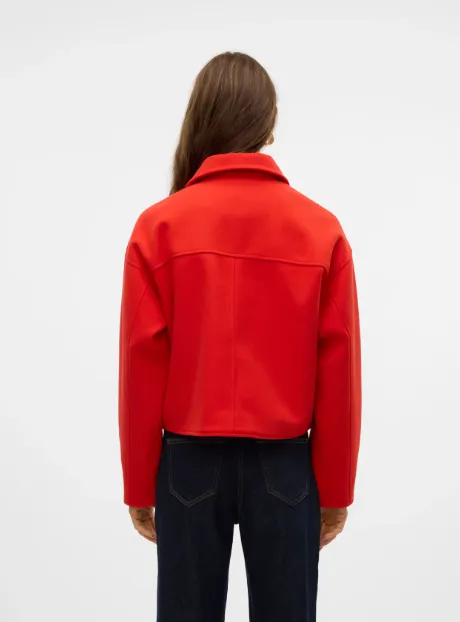 Fortunefrej Red Short Jacket