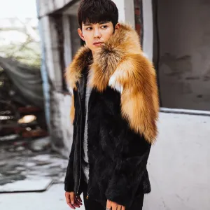 Fox & Mink Genuine Fur Coat "Signature"