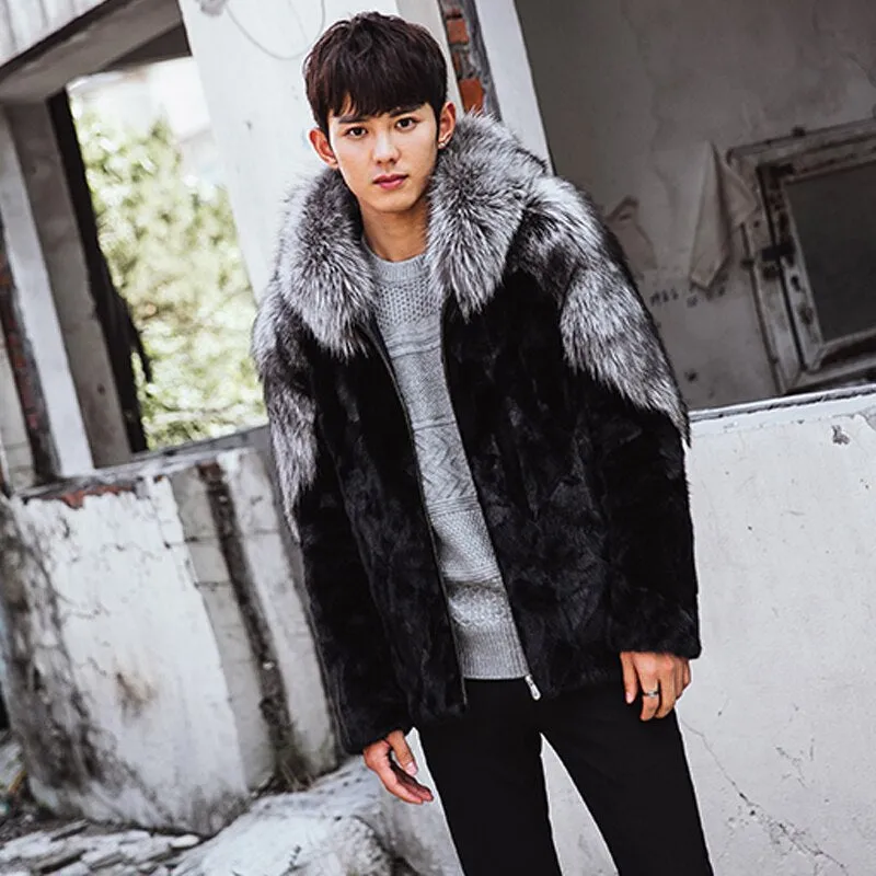 Fox & Mink Genuine Fur Coat "Signature"