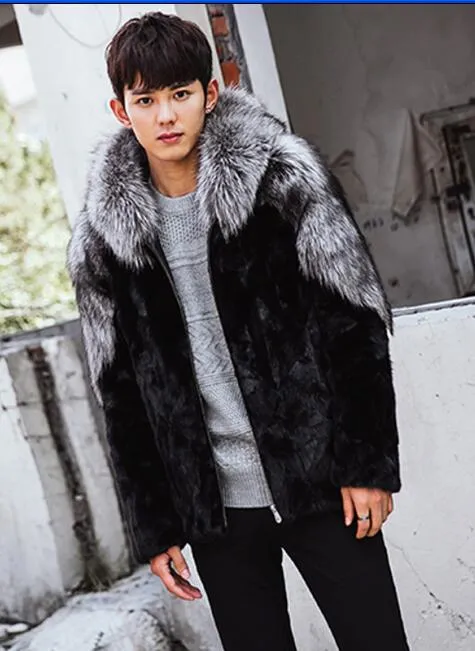 Fox & Mink Genuine Fur Coat "Signature"