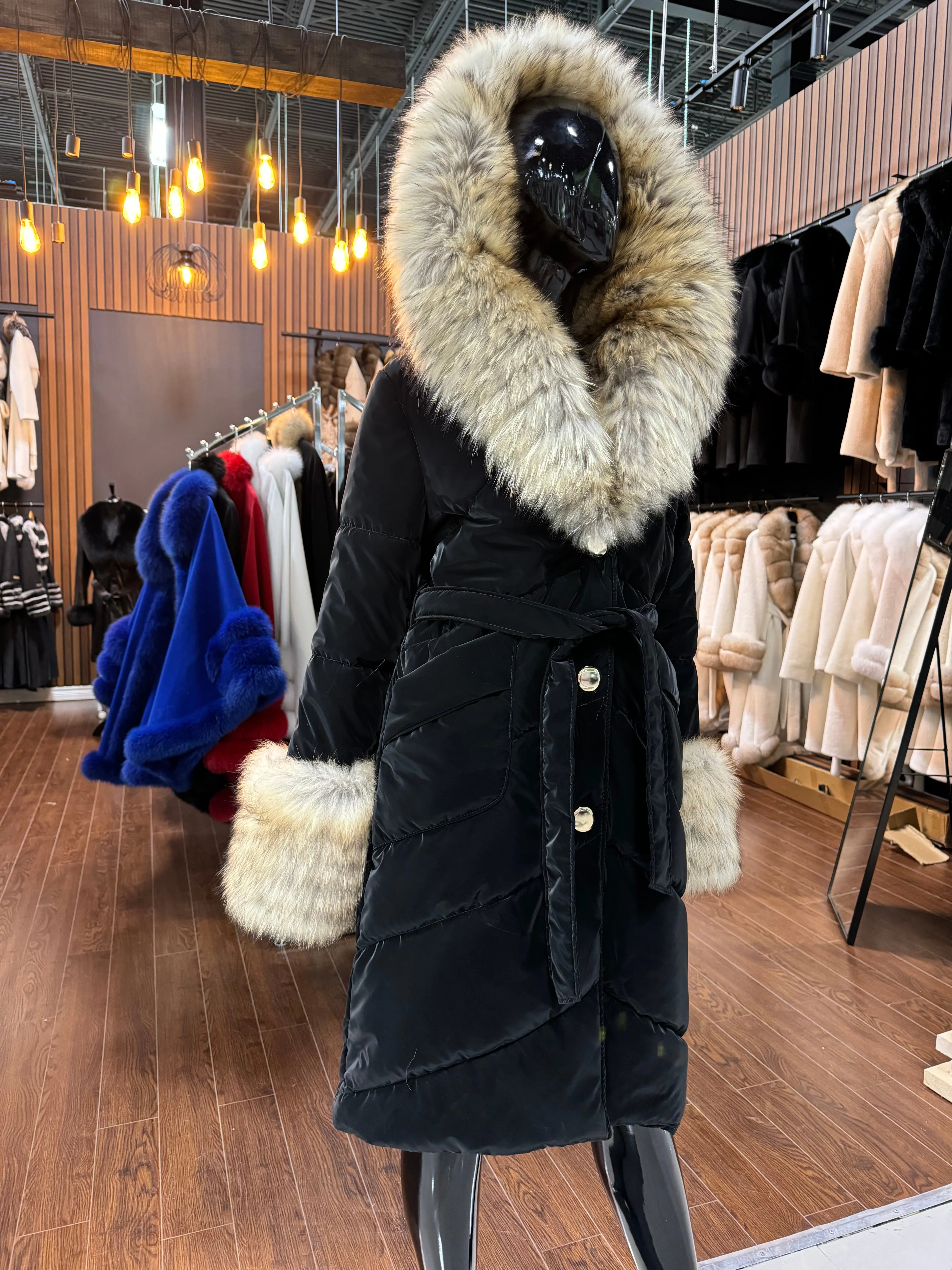 Fox Fur And Specially Insulated Coat