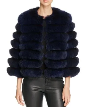 Fox Genuine Fur Coat and Hoodie "Rapper"