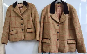 Foxley 100% wool  Lead rein show jacket set ladies size 18and childs size 27" FREE POSTAGE 🔵
