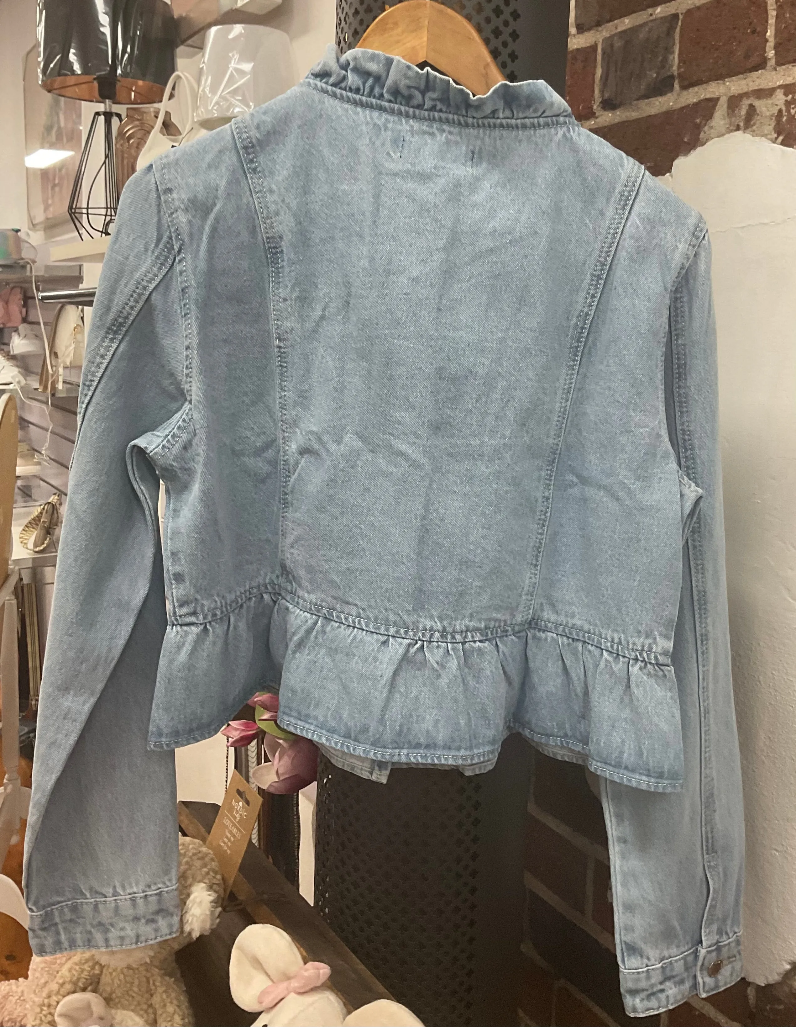 Frill Denim Jacket