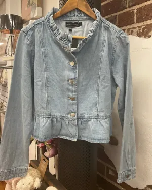 Frill Denim Jacket