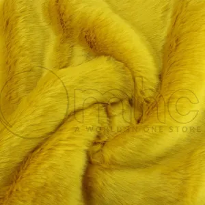 Fur Fabric Mustard 150cm