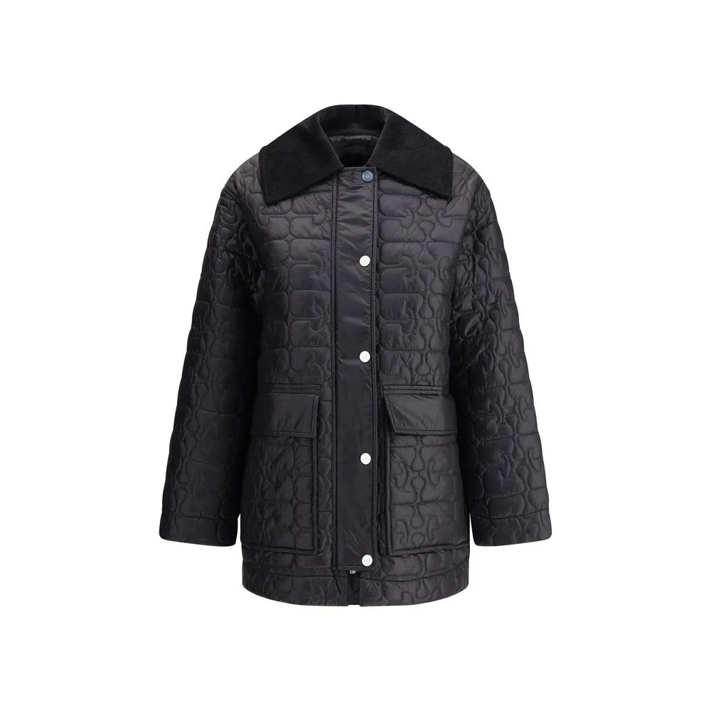 Ganni Glossy finish Down Jacket