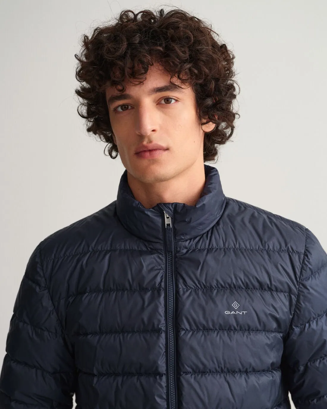 Gant Light Down Jacket Evening Blue