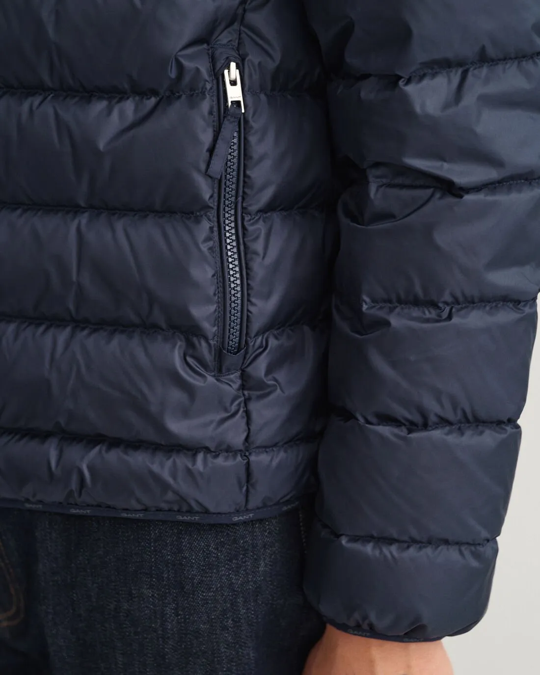 Gant Light Down Jacket Evening Blue
