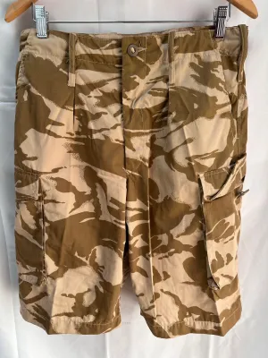 Genuine British Army Desert DPM Lightweight Shorts - Grade 1 - Size 27/96/112