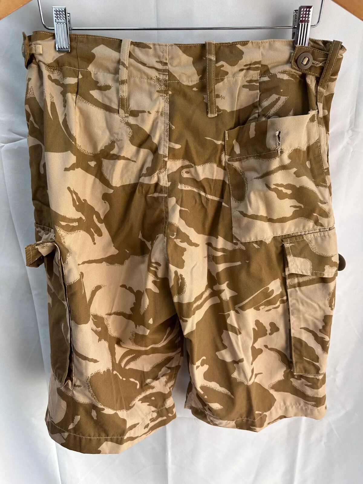 Genuine British Army Desert DPM Lightweight Shorts - Grade 1 - Size 27/96/112