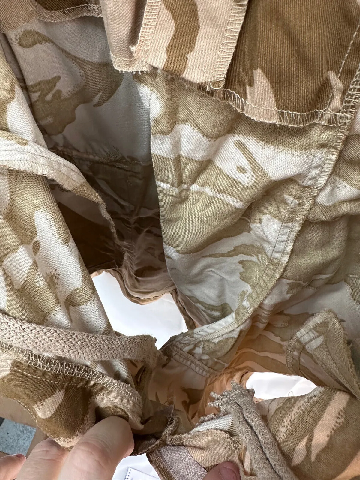 Genuine British Army Desert DPM Lightweight Shorts - Grade 1 - Size 27/96/112