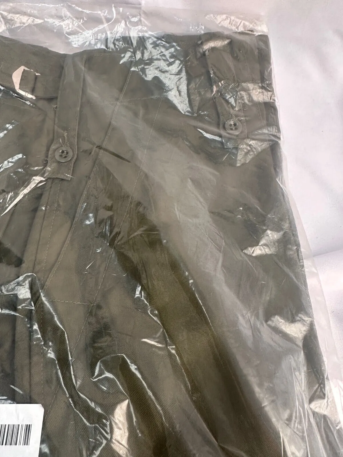 Genuine British Army Lightweight Olive Green Trousers - Size 80/96/112 - NEW