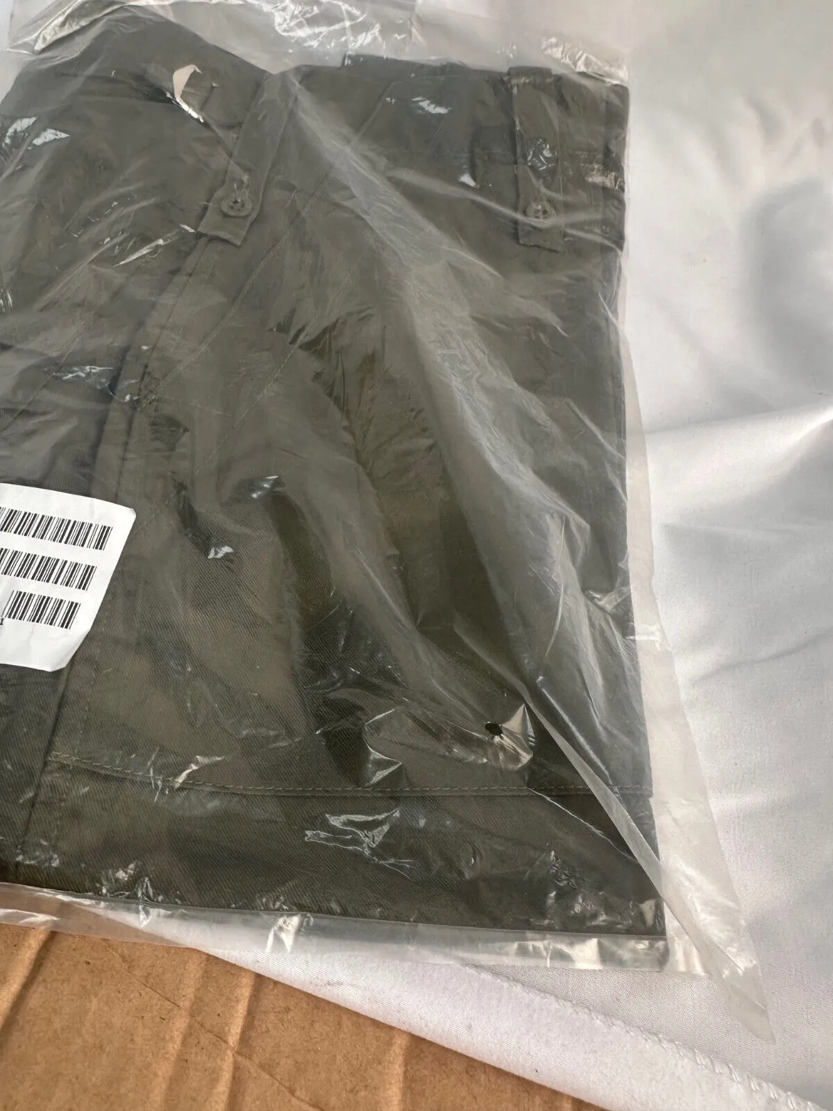 Genuine British Army Lightweight Olive Green Trousers - Size 80/96/112 - NEW