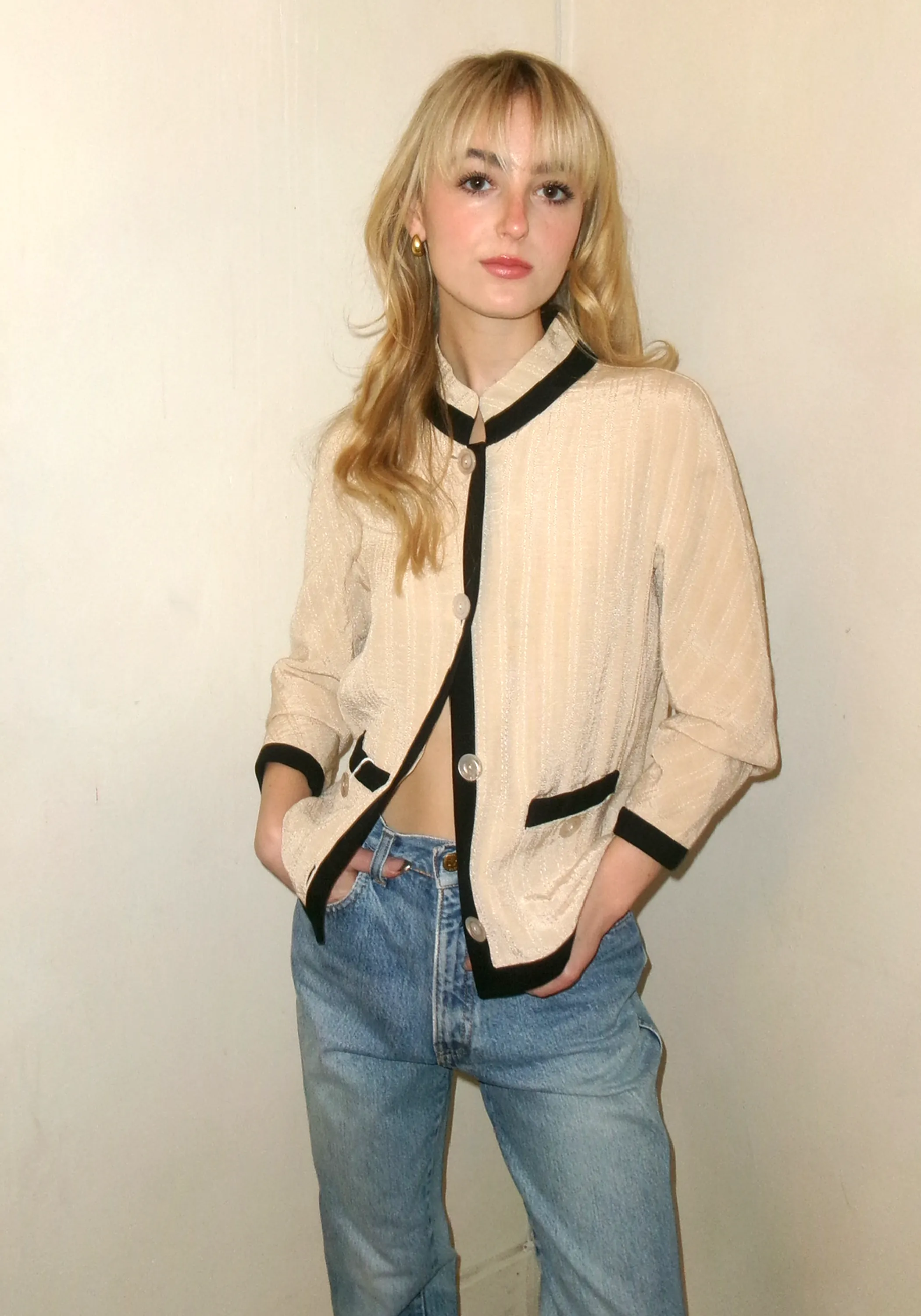 Giorgio Armani Silk/Wool Blend Jacket