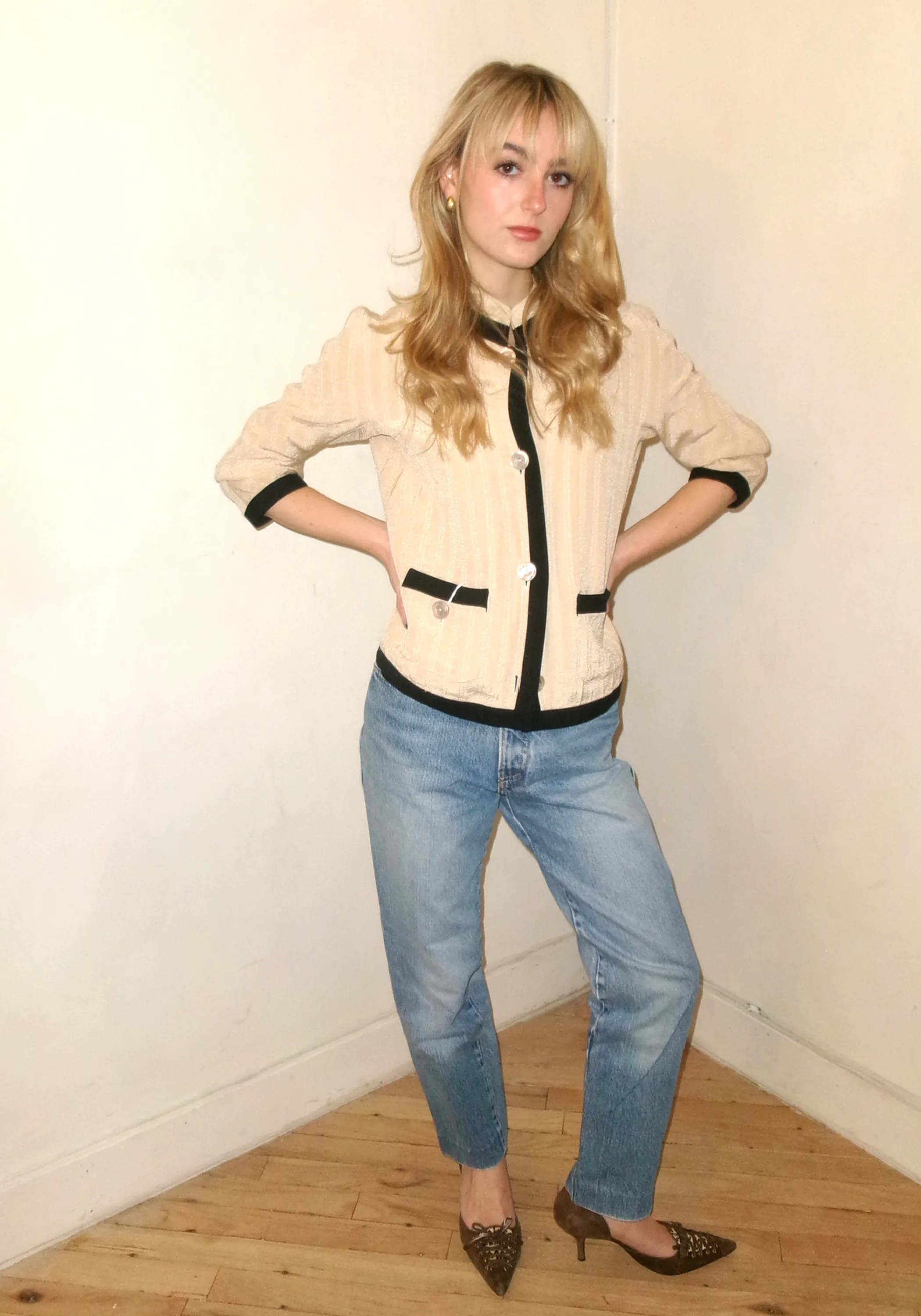 Giorgio Armani Silk/Wool Blend Jacket