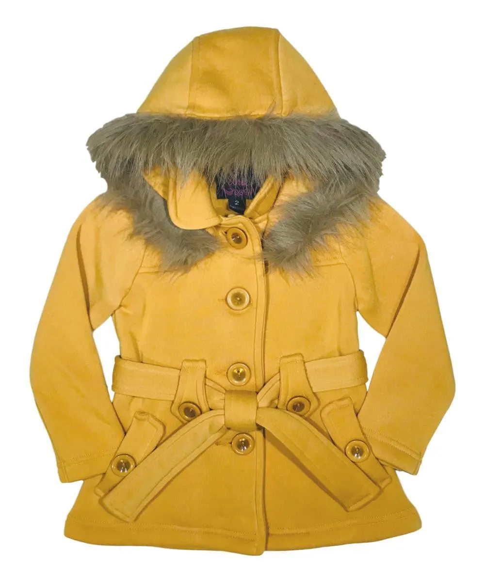 Girl Fleece Coat With Hood