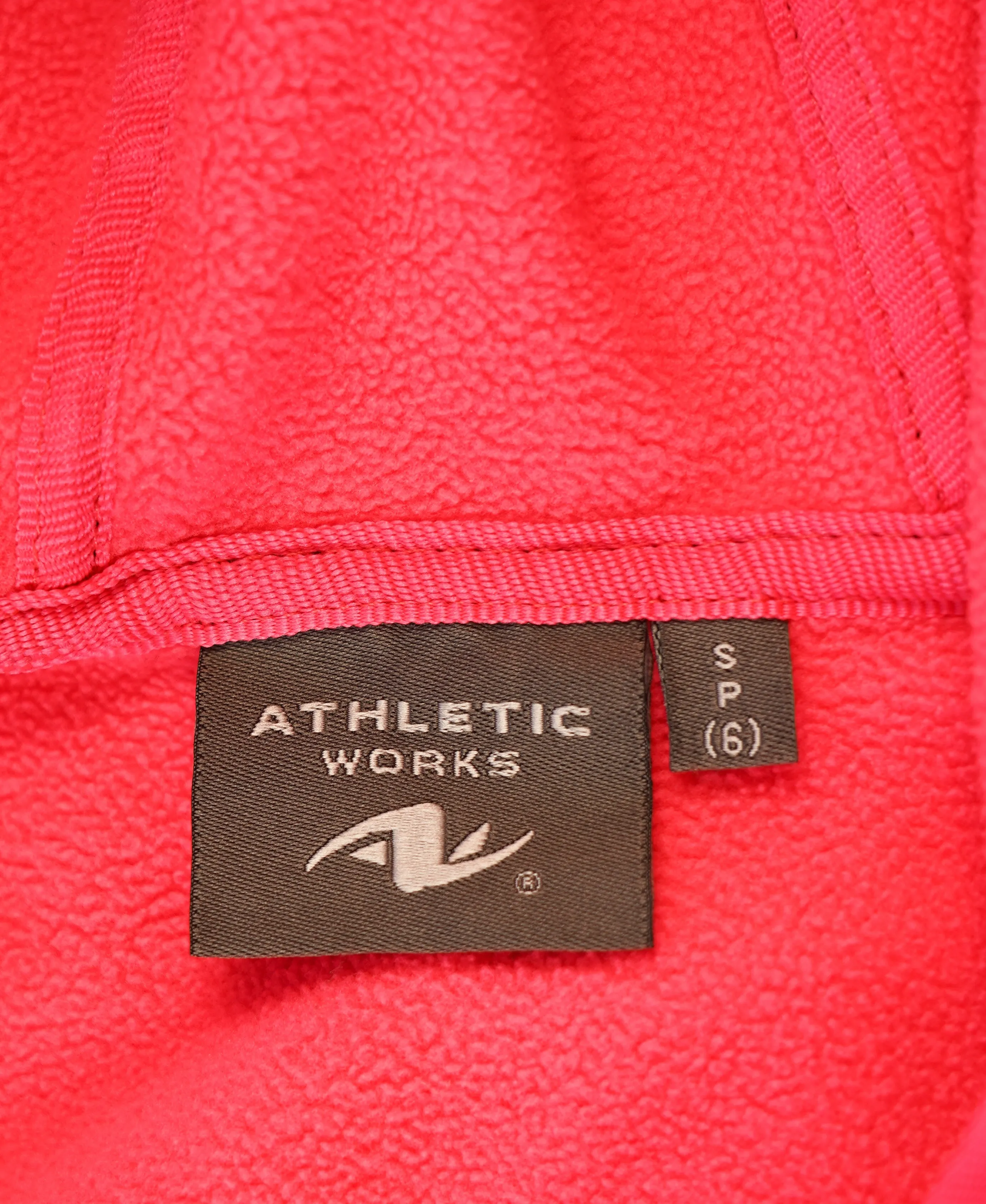 GIRL SIZE SMALL (6 YEARS) ATHLETIC WORKS Soft Shell, Fleece Lined Jacket EUC B41