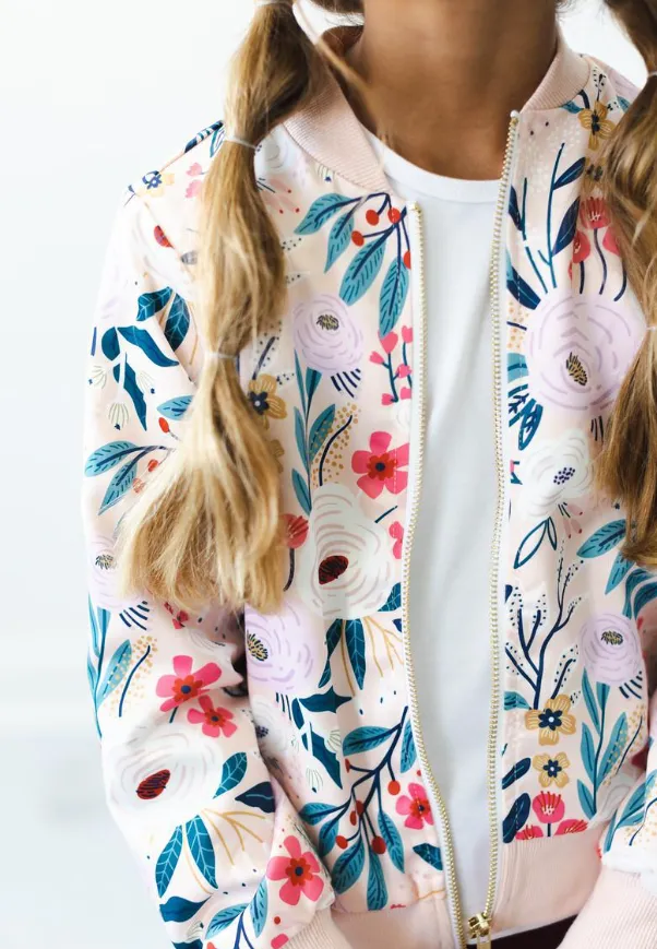 Girls Whimsy Satin Jacket