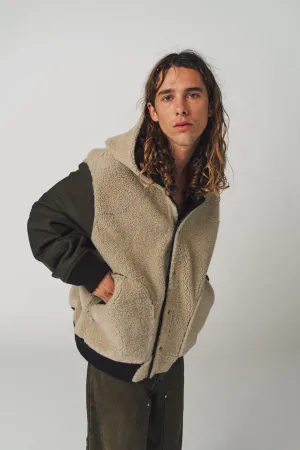 GIVENCHY | REVERSIBLE SHEARLING VARSITY JACKET