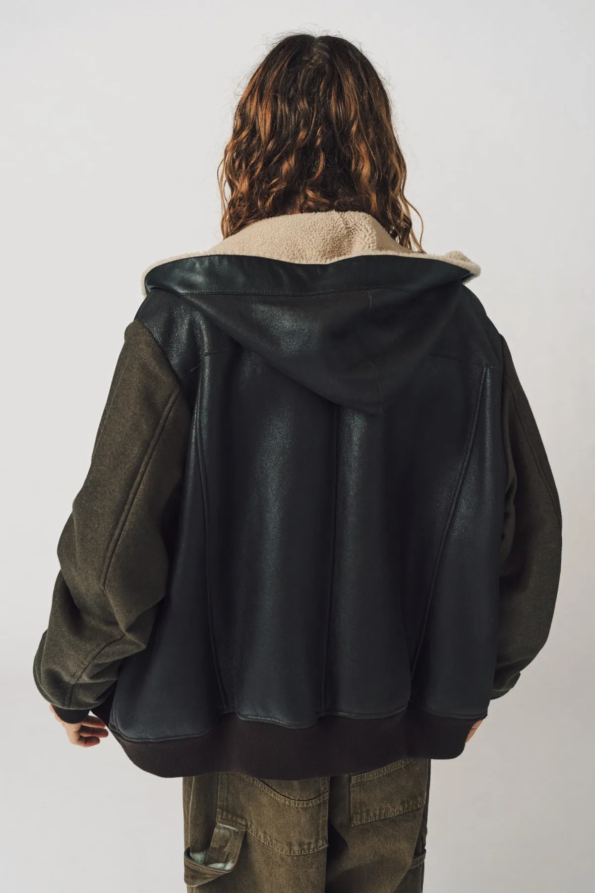 GIVENCHY | REVERSIBLE SHEARLING VARSITY JACKET