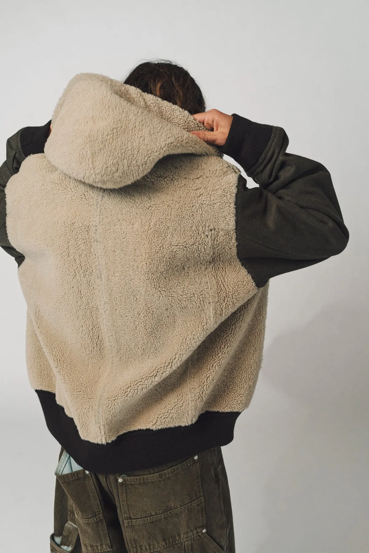 GIVENCHY | REVERSIBLE SHEARLING VARSITY JACKET
