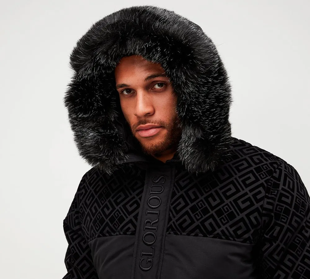 Glorious Gangsta Larano Short Puffer Jacket Black