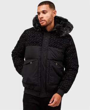 Glorious Gangsta Larano Short Puffer Jacket Black