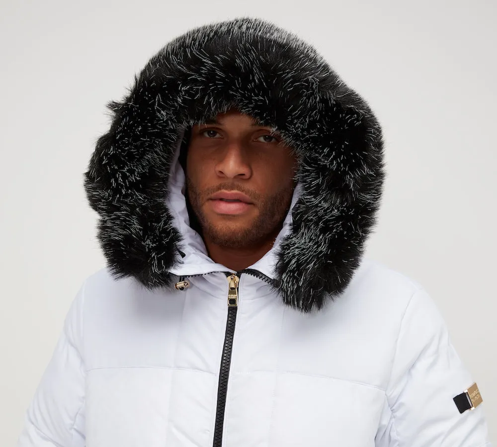 Glorious Gangsta Natori Short Puffer Jacket White