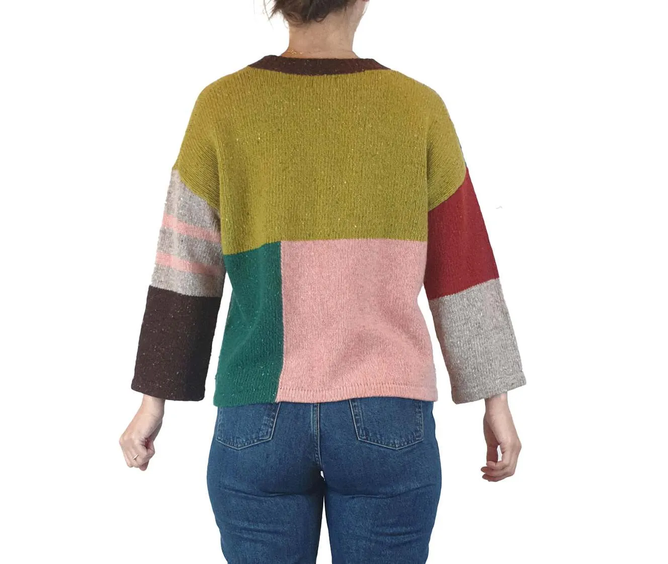 Gorman colourful wool mix knit jumper size XS