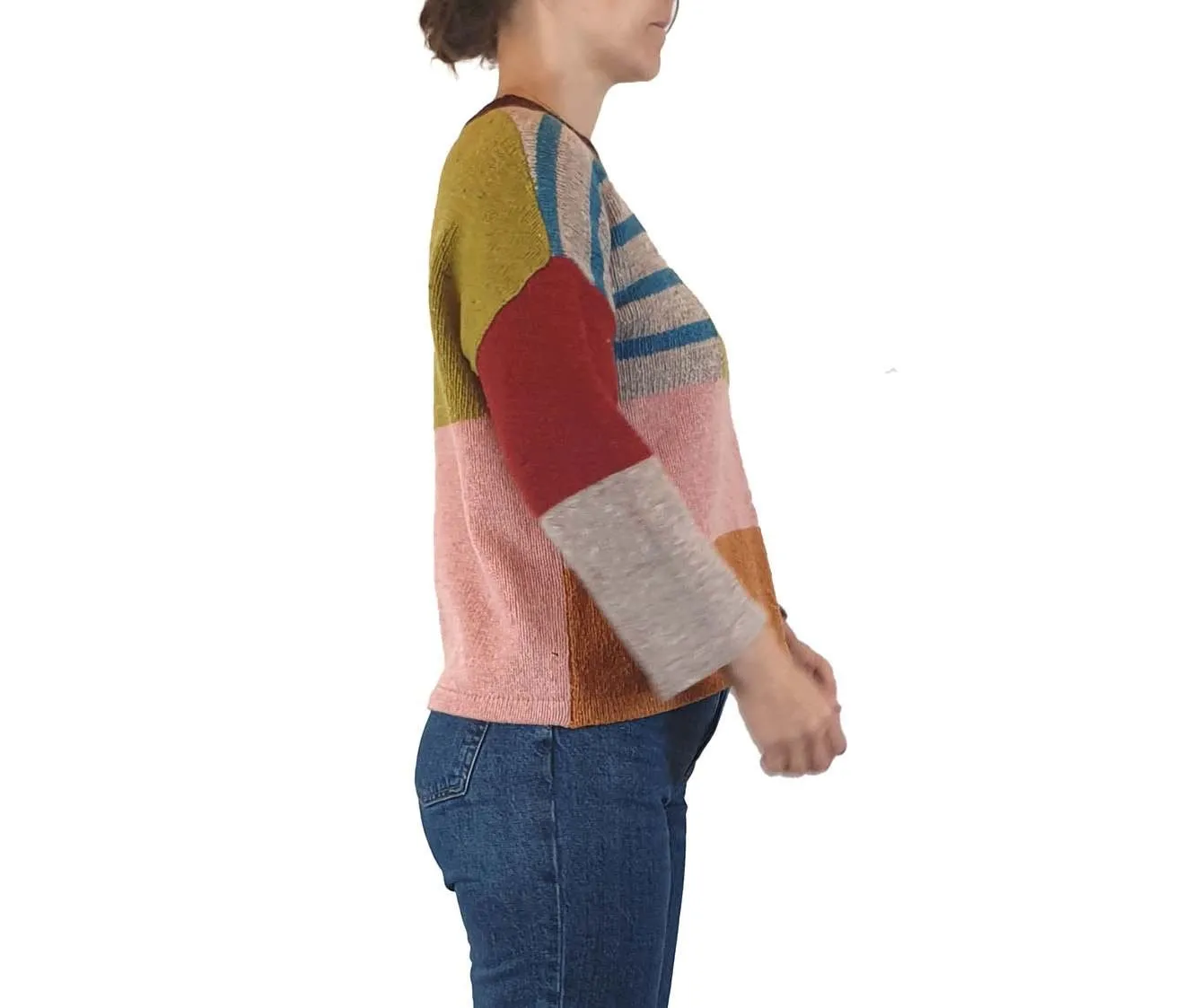 Gorman colourful wool mix knit jumper size XS