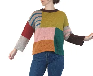 Gorman colourful wool mix knit jumper size XS