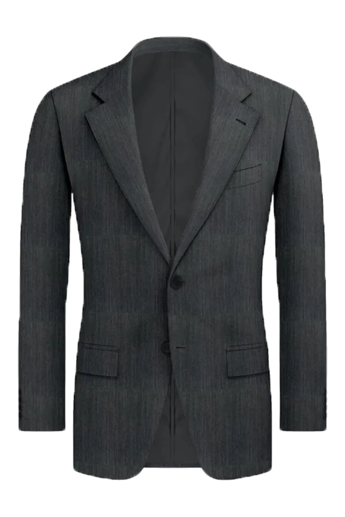 Grey Herringbone Suit-Vitale Barberis Canonicco