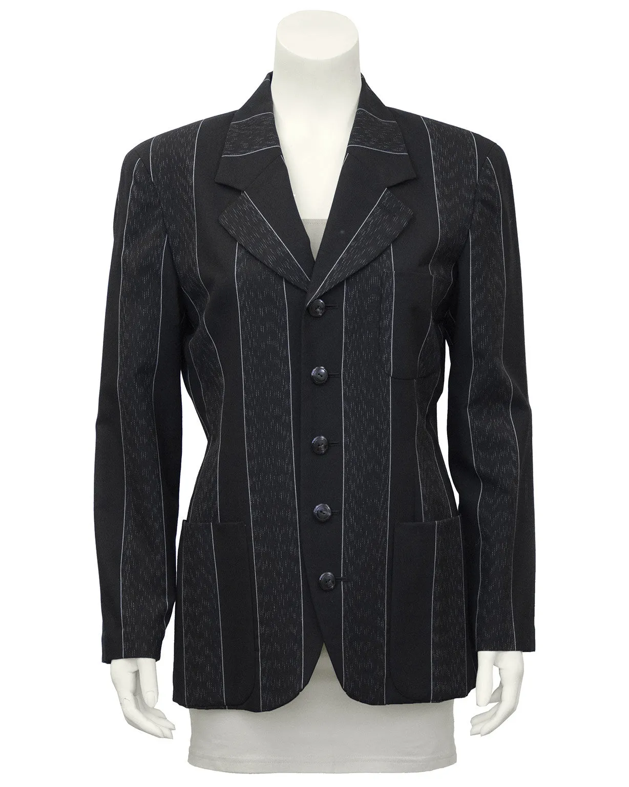 Grey Pin Stripe Blazer