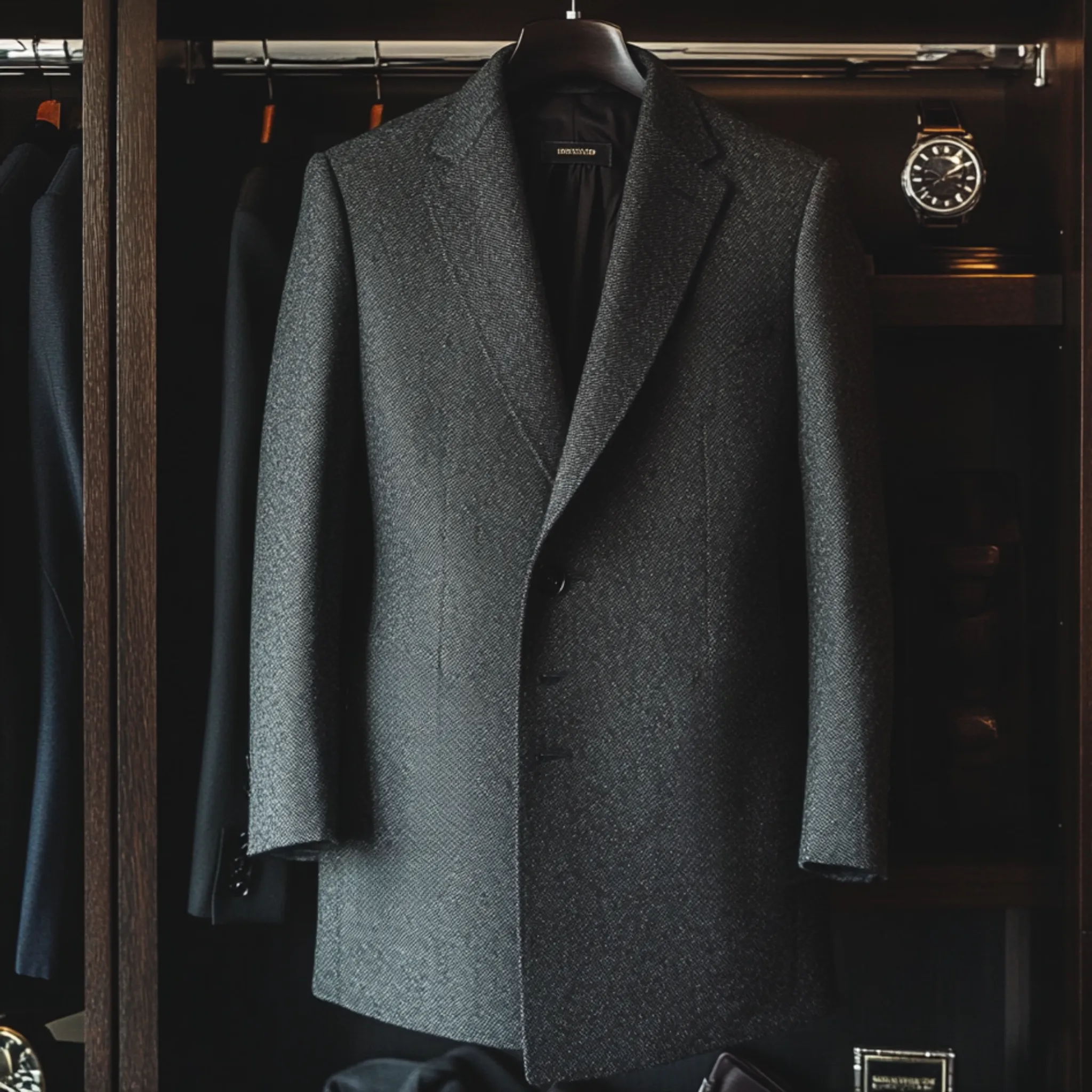HARVARD WOOL BLEND WINDBREAKER OVERCOAT