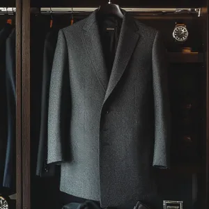 HARVARD WOOL BLEND WINDBREAKER OVERCOAT