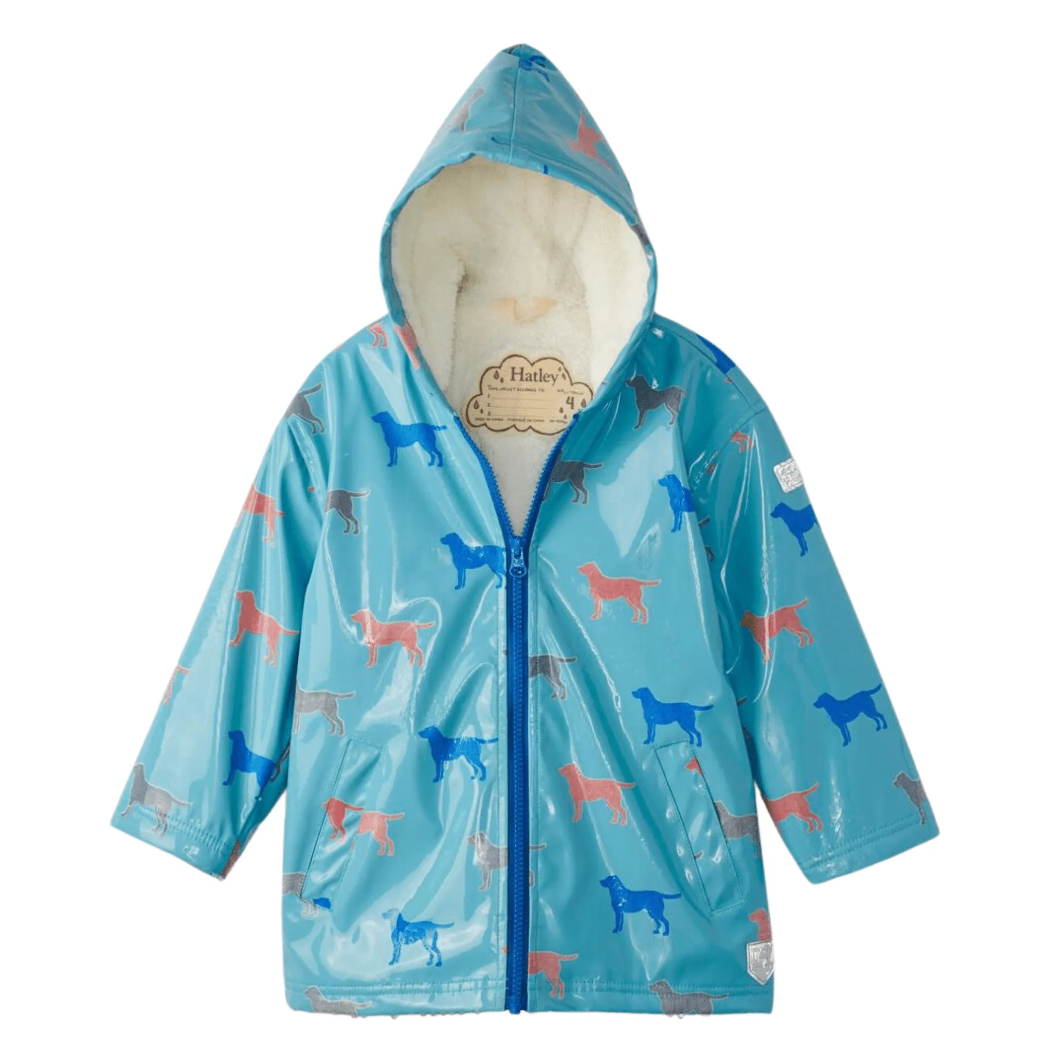 Hatley Friendly Labs Sherpa Lined Colour Changing Splash Jacket