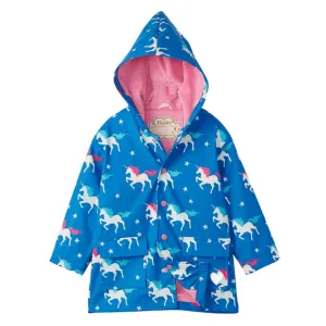 Hatley Twinkle Unicorns Colour Changing Raincoat